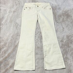 X2 Women's Off-White Flare Jeans